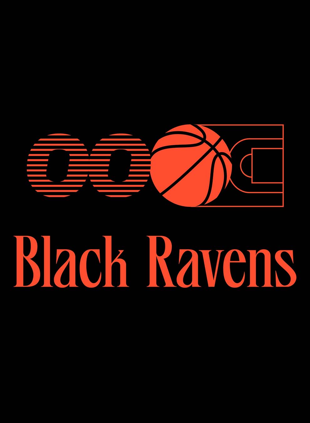 Black Ravens Stylish Black Tshirt- Half Sleeve