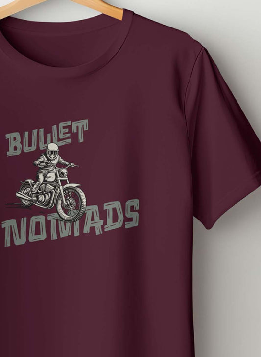 Ride Bullet Maroon T-Shirt