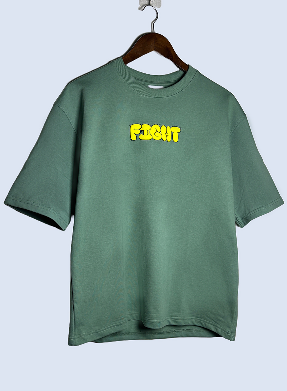 Fight-Classy-Green-Dropshoulder