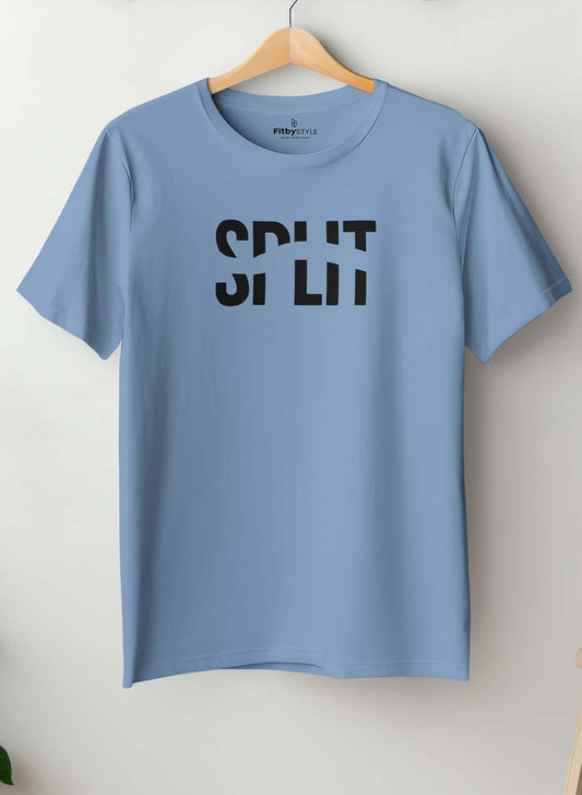 Split Cool Blue Classic T-shirt